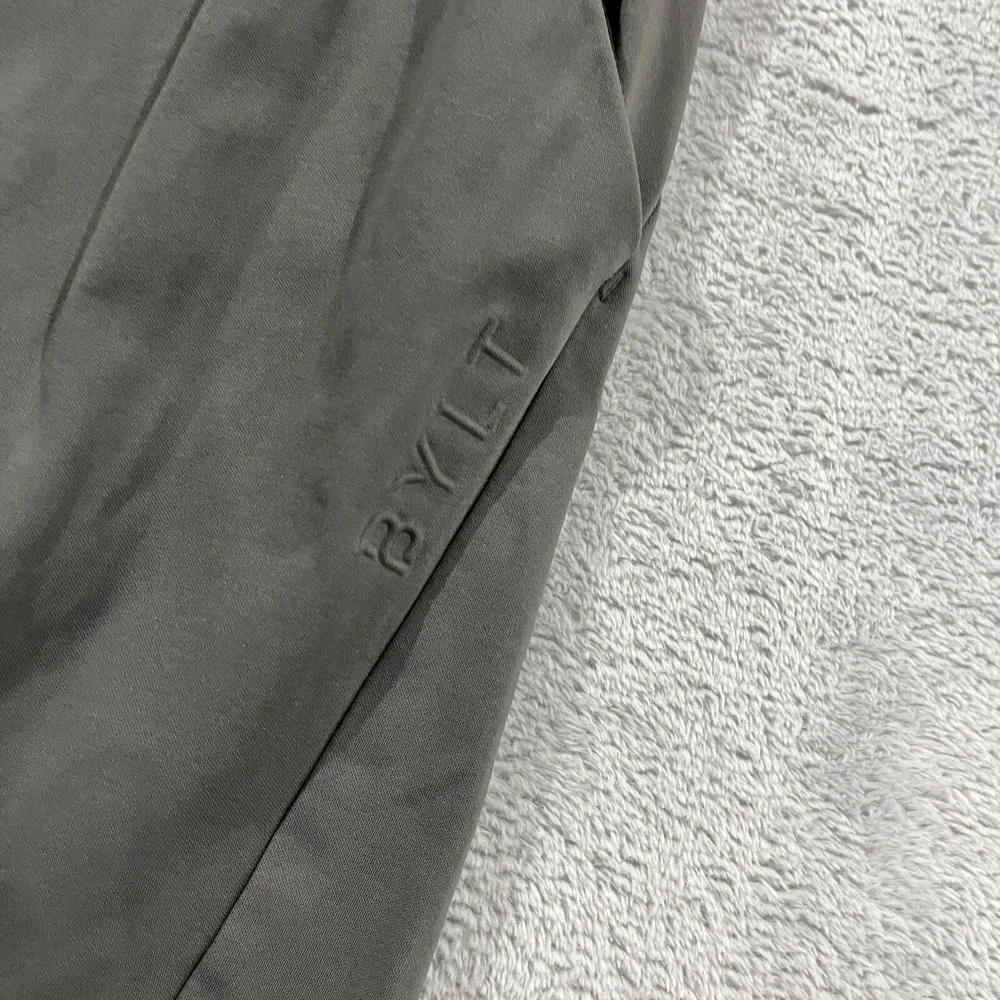 Bylt Active Jogger Mens Large Gray Viscose Stretch Drawstring‎ Premium Basics